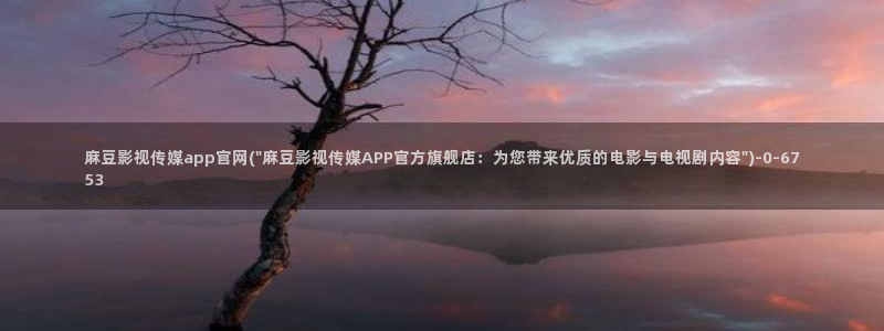 麻豆精选页